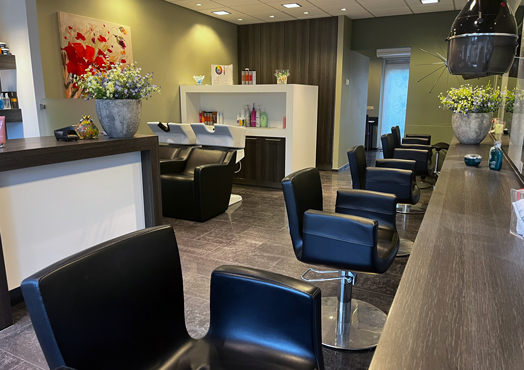 interieur kapsalon duett